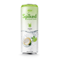 Vente en gros, boisson Oem 325 ml, eau de noix de coco étincelante, saveur de Pina Cola alcoolique