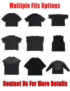 เสื้อยืดคอกลมทรงบ็อกซี่โอเวอร์ไซส์ แขนยาว พิมพ์ลายกราฟิกตามสั่ง สำหรับผู้ชาย ผ้าฝ้าย 100% หนัก 320 กรัม สไตล์สตรีทแวร์ - Product Image 6