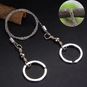 <span class=keywords><strong>Sierra</strong></span> de alambre de supervivencia de emergencia con cadena de cuerda de acero inoxidable, herramienta de corte de diamante portátil para corte rápido de árboles y ramas - Product Image 2