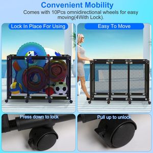 Contenitore Galleggiante per Piscina da 210 Galloni (48.4x30.1x33.3in) con Chiusura di Sicurezza, Porta Galleggianti e Accessori per Piscina - Product Image 6