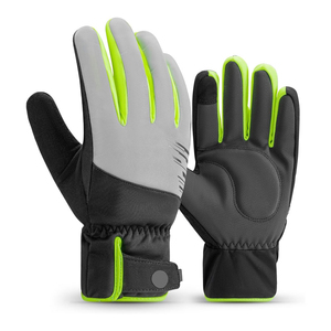 Gants en cuir marron de haute qualité pour hommes, mitaines chaudes d'hiver à écran tactile pour activités de plein air et usage quotidien, style uni et tendance - Product Image 1