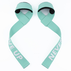 Sangles de levage de poignet personnalisées à haute résistance – Sangles de soulevé de terre avec silicone antidérapant pour la musculation et le bodybuilding - Product Image 3