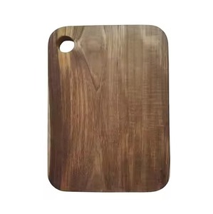Planche à découper carrée en bois d'acacia - Durable et facile à nettoyer, épaisseur 1,5 cm, avec poignée en bois pour la cuisine et le service - Product Image 2