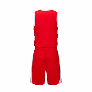 Nueva Camiseta de Baloncesto Roja 2026, 100% Poliéster, Transpirable, Tallas Grandes, Secado Rápido, para Hombres y Niños, Uniforme Escolar Personalizable - Product Image 3