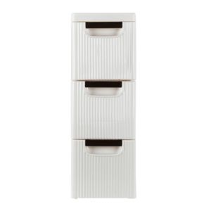 Carrello in plastica con 3 pneumatici stretti e sottili per riporre oggetti in bagno e camera da letto - Spedizione gratuita - Product Image 2