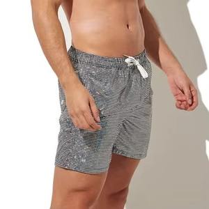 Shorts de bain imperméables pour hommes, nouveaux, respirants, extensibles dans quatre directions, imprimés, pour la plage, la gym et la natation - Product Image 5