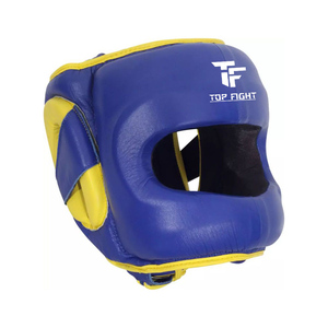 Protège-tête de boxe PU personnalisé imprimé pour l'entraînement des combattants MMA, gants de boxe, protège-tête en cuir, logo personnalisé - Product Image 2