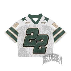 Camiseta Deportiva de Malla de Poliéster con Logotipo Personalizado, Estilo Vintage, Corte Holgado, Sublimación, para Fútbol, Baloncesto - Product Image 3