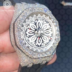 Montre de luxe pour homme Charm Jewells, boîtier en acier inoxydable 40 mm, cadran analogique, mouvement mécanique, bracelet en acier inoxydable, chronographe 10 - Product Image 3