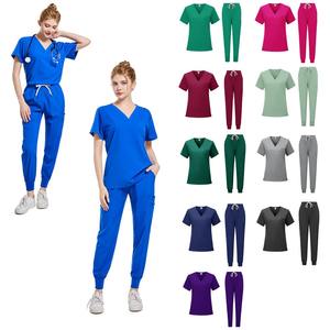 Uniformes Médicos Elásticos de Spandex al por Mayor, Uniformes de Enfermera Personalizados de Alta Calidad para Mujer - Product Image 6