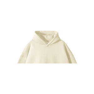 Vestido con Capucha de Forro Polar para Mujer, Personalizado, 100% Algodón, Transpirable, Resistente al Viento, Ecológico, 360g, Hombros Caídos, Manga Larga - Product Image 2