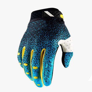 Gants de motocross personnalisables de haute qualité à doigts complets avec empiècements en PU, pour l'extérieur, unisexes, rouge, noir, jaune, impression par sublimation - Product Image 6