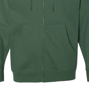 Custom Men's Winter Full <b>Zip</b> <b>Hooded</b> Sweatshirt Cotton Blend Fleece Digital Casual Wear Custom Logo OEM ODM Apparel Export - Product Image 6