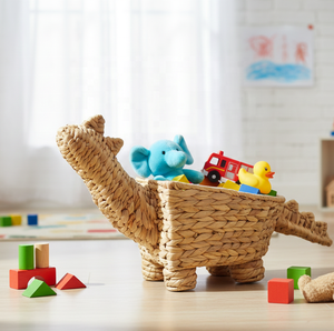 Panier de rangement en forme d'animal de haute qualité, design ODM, écologique, en jacinthe d'eau naturelle, style vintage, grossiste vietnamien - Product Image 4