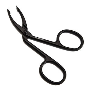 Women Curved <b>Eyebrow</b> Tweezers & Scissors Stainless Steel 15g Versatile Straight Tip <b>Hair</b> Plucker <b>Eyebrow</b> <b>Remover</b> - Product Image 2
