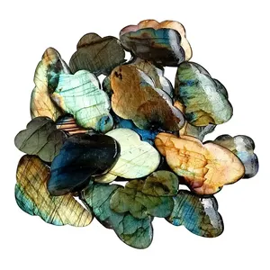 Pierre précieuse en labradorite sculptée en forme de nuage, cristal de nuage, décoration d'intérieur, grossiste en cristaux sculptés en forme de nuage - Product Image 3
