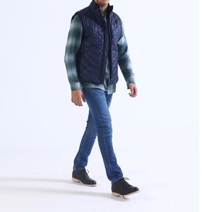 Mens Lightweight Sleeveless Vest <b>Quilted</b> Padded <b>Gilet</b> Warm Outdoor Winter Bodywarmer Casual Custom Private Label Apparel - Product Image 2