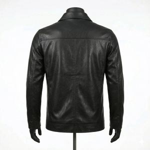 Unique Design Competitive Price Custom Made <b>Men</b> <b>Leather</b> <b>Jackets</b> Top Sale Your Own logo New Style <b>Leather</b> <b>Men's</b> <b>Jackets</b> - Product Image 2