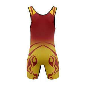 Justaucorps de musculation personnalisé avec logo, haute élasticité, maillot de lutte pour hommes, équipement de lutte durable pour les écoles - Product Image 2