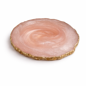 Hand Finished Epoxy Resin <b>Agate</b> Stone <b>Coaster</b> For Home Office Restaurant Premium Table Pad For Dining & Coffee Table Accessories - Product Image 3