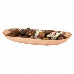Bandeja de Metal con Acabado de Cobre de la Mejor Calidad para Chocolates, Estilo Moderno, Plato Decorativo para Servir Dulces en Ocasiones Especiales - Product Image 3