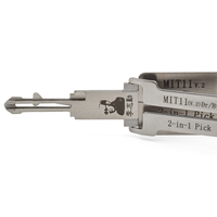 Outils LISHI MIT11/MIT11R 2-en-1 : Outil de serrurier pour ouvrir les serrures de contact et de porte, crochetage et décodage de serrures automobiles