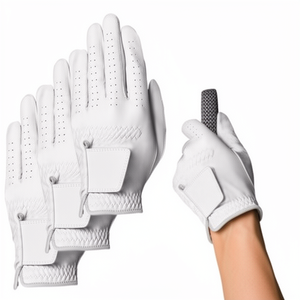 Gants de golf pour hommes de haute qualité, personnalisés, pour gaucher, respirants, légers, en cuir de chèvre véritable, fabriqués en Chine à bas prix - Product Image 3