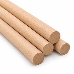 Solid Wood Dowel Rods Wholesale Premium Wooden Dowel Sticks Custom Sizes for Furniture DIY Crafts Woodworking OEM Factory - Product Image 1