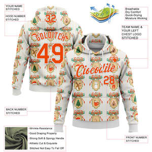 Custom Stitched All Over Sublimation Print Trendy Design Hot <b>Sale</b> 2026 Casual Temperament Long-Sleeved Pullover Hoodie - Product Image 6