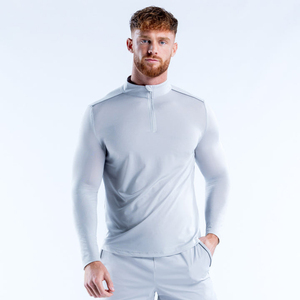 เสื้อยืดออกกำลังกายผู้ชายคุณภาพพรีเมียม น้ำหนักเบา ผลิตจากโพลีเอสเตอร์ แห้งเร็ว เหมาะสำหรับวิ่ง  รับสกรีนโลโก้ เสื้อสำหรับฝึกซ้อมในยิม - Product Image 4