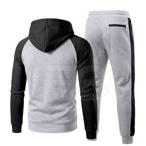 Conjunto Deportivo Informal de Invierno para Hombre, con Capucha, Tejido Suave y Transpirable, para Gimnasio, Entrenamiento y Estilo de Vida Diario - Product Image 2