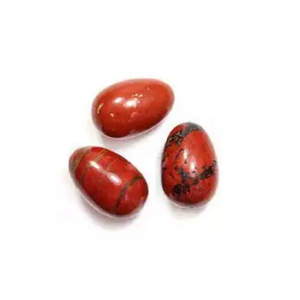 Huevo Yoni de Jaspe Rojo Natural, Huevo de Jade Semiprecioso para Protección Energética, Ejercicio Vaginal, Tallado con Diseño Feng Shui - Product Image 6