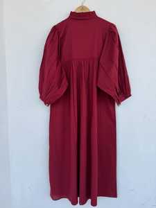 Femmes filles imprimé pur coton Maxi robe indien bloc imprimé décontracté été soirée à la mode en gros longue Midi en vrac - Product Image 5