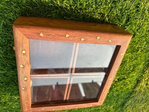 Handcrafted Wooden <b>Spice</b> <b>Box</b> Organizer for Indian Masalas Herbs Salt Sugar and Everyday Kitchen Essentials - Product Image 2