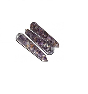 Best Selling High Polished Gemstone Crystals Quartz Chips <b>Orgonite</b> Orgone Energy Smooth Massage Wands for Skin Massage - Product Image 2