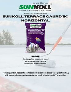 Solución Impermeabilizante Terrace Guard 1K para Superficies Horizontales, Revestimiento de Techo Elastomérico Resistente al Calor en Polvo, Peso Neto 15 kg - Product Image 2