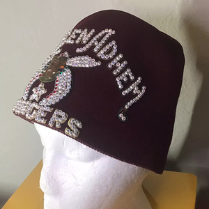 Fez Marrón Shriner con Borla de 18 Pulgadas y Pedrería, Sombrero Masónico de Alta Calidad, Personalizado, Más Vendido - Product Image 6