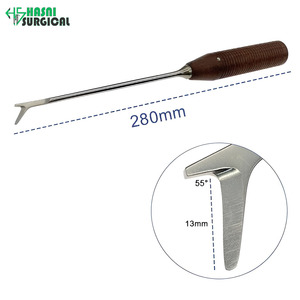 Osteótomos de Acero Inoxidable Tipo L y Y con Mango de Madera, Instrumentos Quirúrgicos Ortopédicos Manuales - Product Image 5