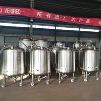 Réservoir de bière brillant en acier inoxydable HG 1000l 2000L pour le stockage de la bière