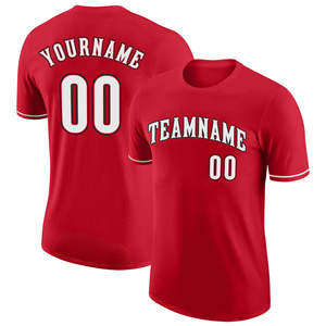 Camiseta Deportiva Personalizada con Etiqueta Privada, Jersey Inspirado en el Béisbol con Nombre y Número, Camisetas para Hombre, Impresión, Suministro al por Mayor - Product Image 1