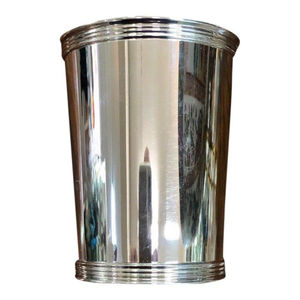 Tasse à Mint Julep en argent plaqué, style élégant, très vendue, pour cocktails Kentucky Derby et décoration intérieure, meilleur prix - Product Image 1