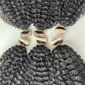 Extensions de cheveux naturels CDYHAIRVN à bandes adhésives, boucles Jerry, boucles crépues, lisses, ondulées, aspect naturel, double épaisseur, haute qualité, directement de l'usine - Product Image 3