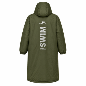 Parka de bain personnalisée à capuche, imperméable, avec doublure en polaire douce, longue robe de change pour piscine, plage, activités de surf - Product Image 4