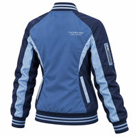 Blouson Bomber Matelassé Respirant Personnalisé pour Femme, Qualité Supérieure, Modèle 2026 OEM ODM, Fermeture Éclair Décontractée, Manches Longues, Hiver