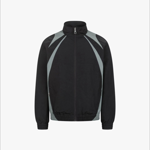 ชุดวอร์มกันลมน้ำหนักเบาสำหรับผู้ชาย ชุดออกกำลังกายกลางแจ้ง MOQ ต่ำ ชุดวอร์มกันลม พิมพ์โลโก้ด้านหน้าตามสั่ง กันน้ำ - Product Image 3