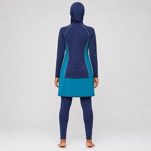 Ensemble Burkini Modeste 4 Pièces pour Femme – Maillot de Bain Musulman Couvrant, Élégant et Décontracté pour la Plage – Confortable, Respirant et Séchage Rapide - Product Image 5