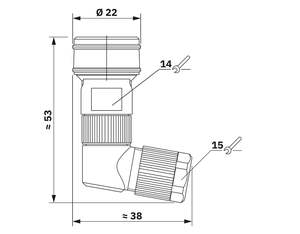 SACC-PO12MRD-4CT-CM SH PN - Conector de datos - Product Image 2