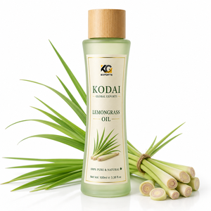 Aceite Esencial de Limoncillo de Tamil Nadu 100% Puro y Natural de Primera Calidad, Destilado al Vapor, para Aromaterapia y Cuidado Facial, Kodai Global Export - Product Image 1