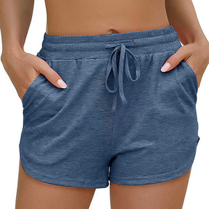 Shorts décontractés pour femmes à usage extérieur, prix de gros, logo personnalisé, cordon de serrage, légers, 100 % coton, séchage rapide, haute qualité - Product Image 1