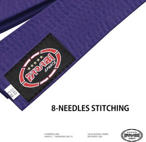 Wholesale Farabi Sports Cotton Judo Karate Martial Arts Training <b>Belts</b> for <b>Kids</b> Adults Customizable Logo Anti-Slip Durable - Product Image 3